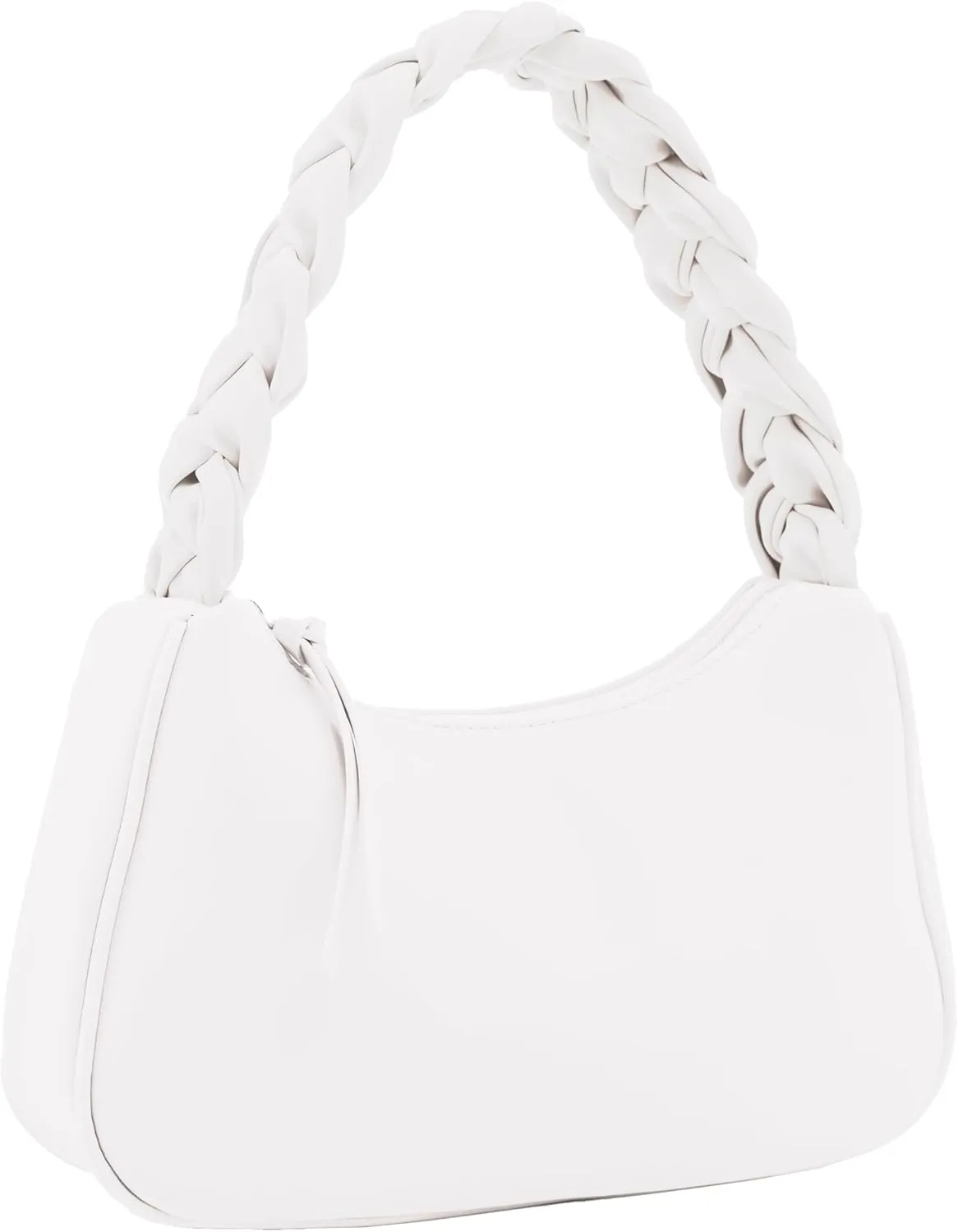 Emperia Braided Top Handle Shoulder Bag For Women, Trendy Designer Small Hobo Tote Handbag