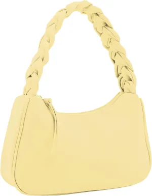 Emperia Braided Top Handle Shoulder Bag For Women, Trendy Designer Small Hobo Tote Handbag