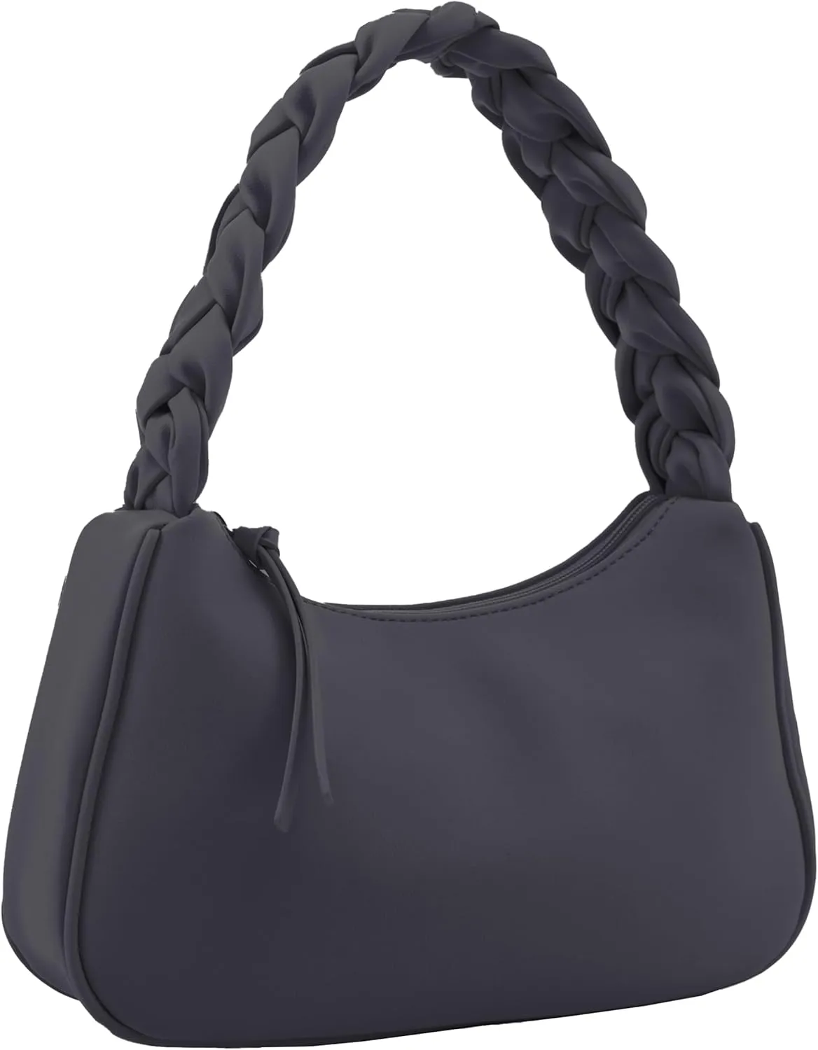 Emperia Braided Top Handle Shoulder Bag For Women, Trendy Designer Small Hobo Tote Handbag