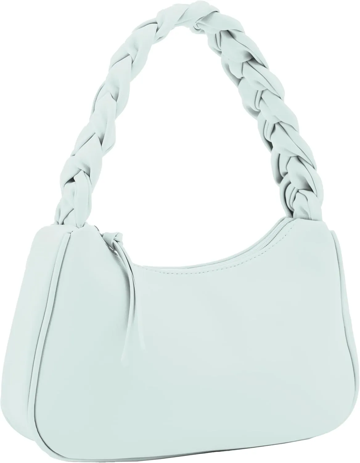 Emperia Braided Top Handle Shoulder Bag For Women, Trendy Designer Small Hobo Tote Handbag