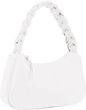 Emperia Braided Top Handle Shoulder Bag For Women, Trendy Designer Small Hobo Tote Handbag