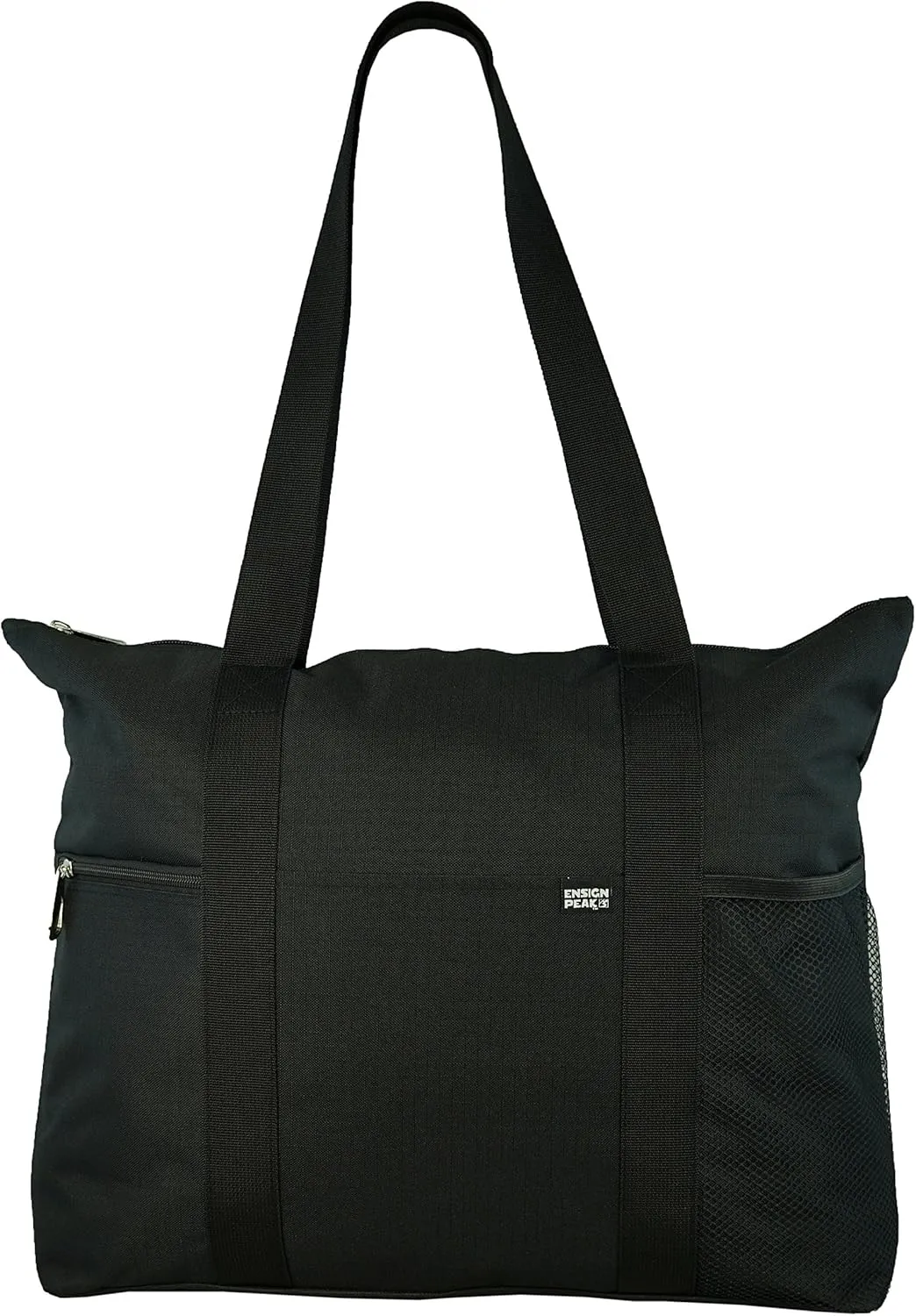 Ensign Peak Shoulder Tote with Multiple Pockets and Zipper Closure