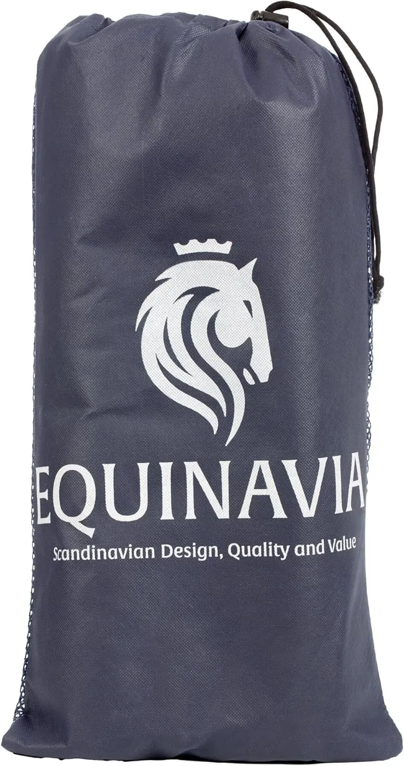 Equinavia Cool Relief Therapy Ice Boots Leg Wraps Pair for Horses, Gel Pack with Adjustable Straps | 16.5" x 15.5" with Storage Bag - Red - Pair - One Size