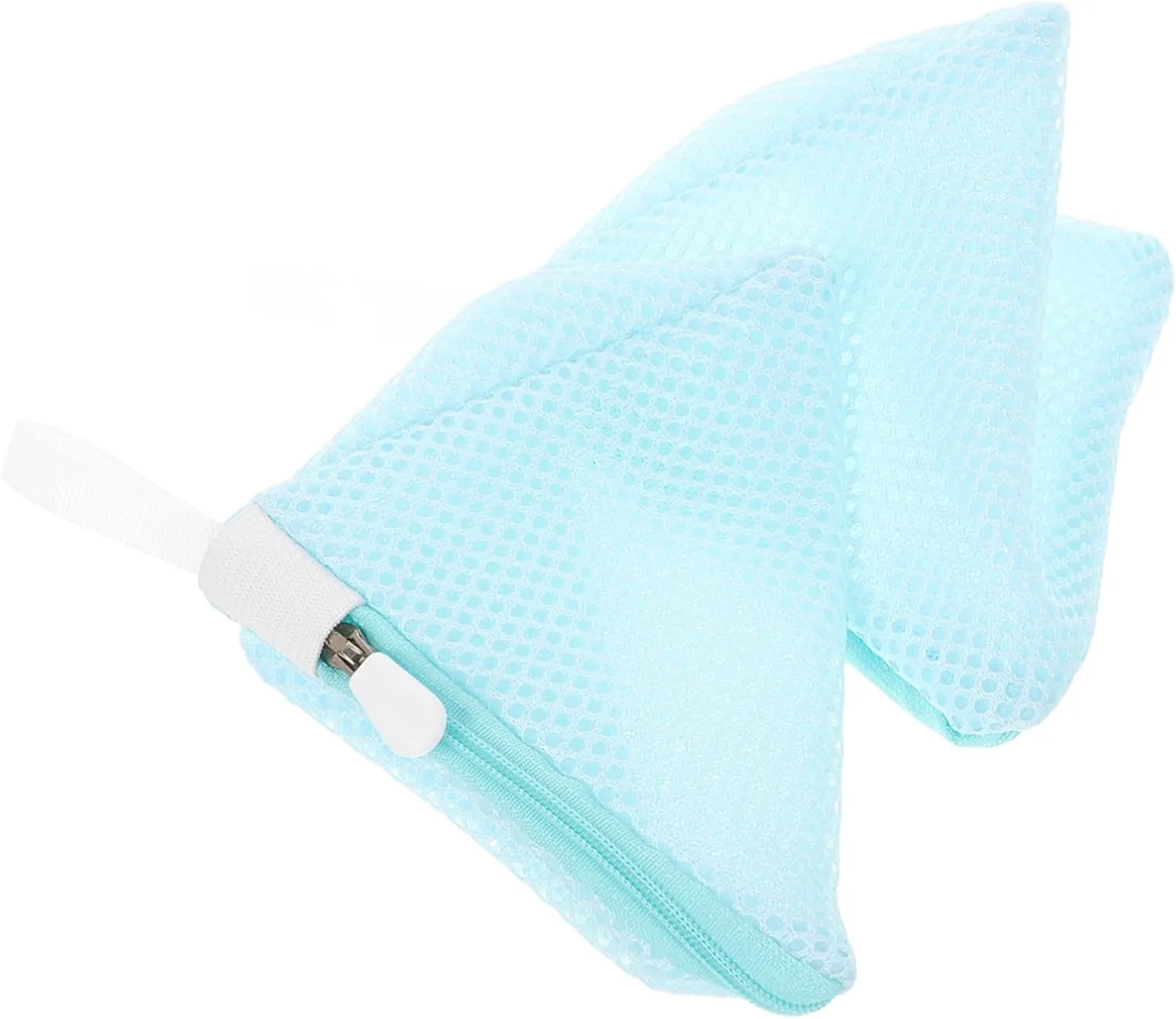 ERINGOGO 2pcs Portable Laundry Bag Triangular Mesh Wash Pouches for Underwear Durable Polyester Organizing Bags Zippered Design for Travel and Washing Machine Use