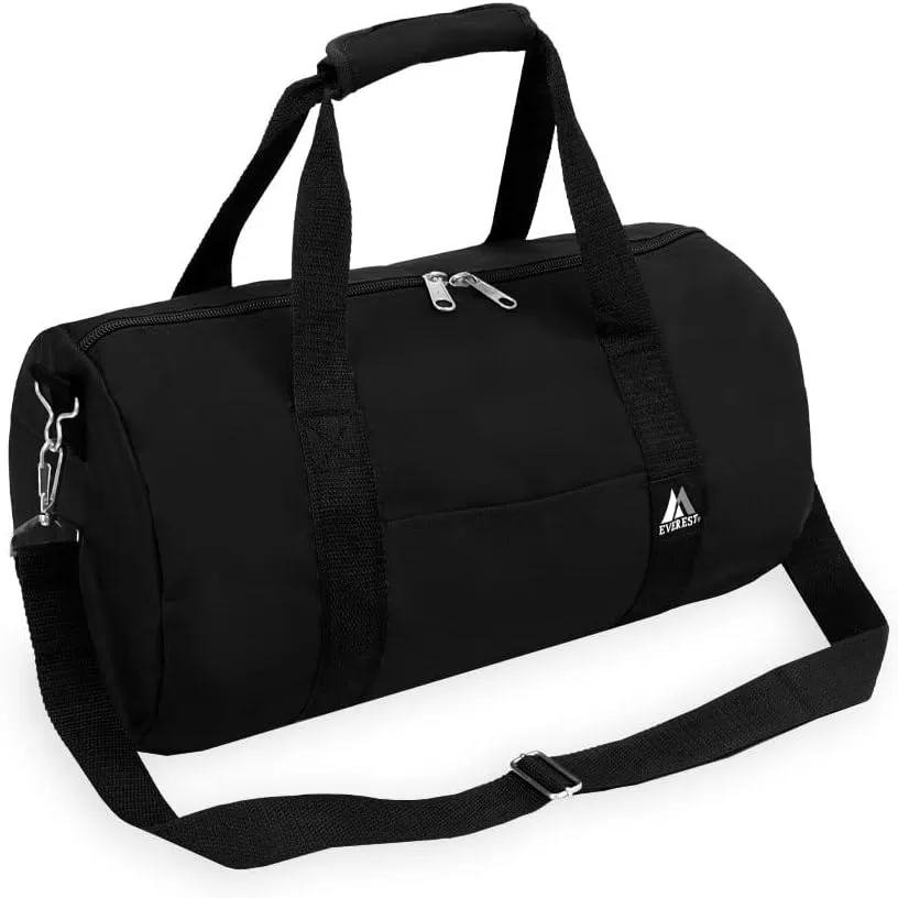 Everest 40-Inch Round Duffel, Black, One Size