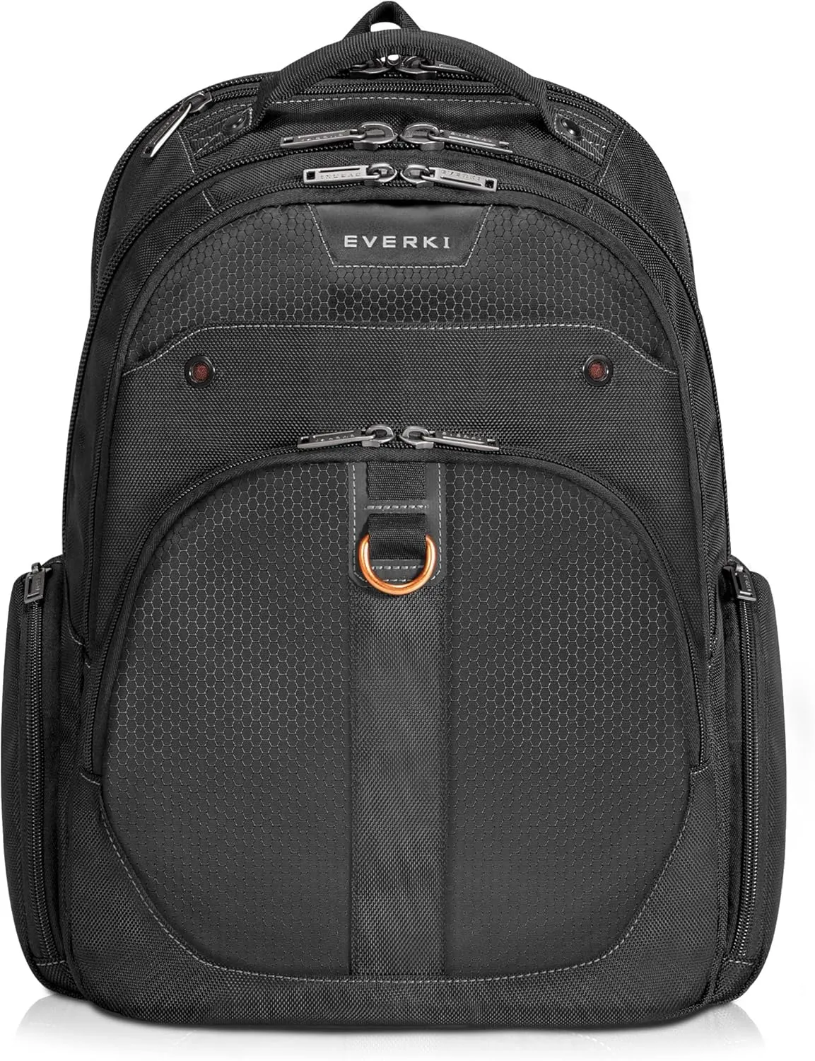 Everki Atlas Business Laptop Backpack - Women's or Men's Backpack for Work with 11" - 15.6" Adjustable Compartment, 29.5L Capacity - Travel Friendly Office Back Pack Laptop Bookbag (EKP121S15), Black