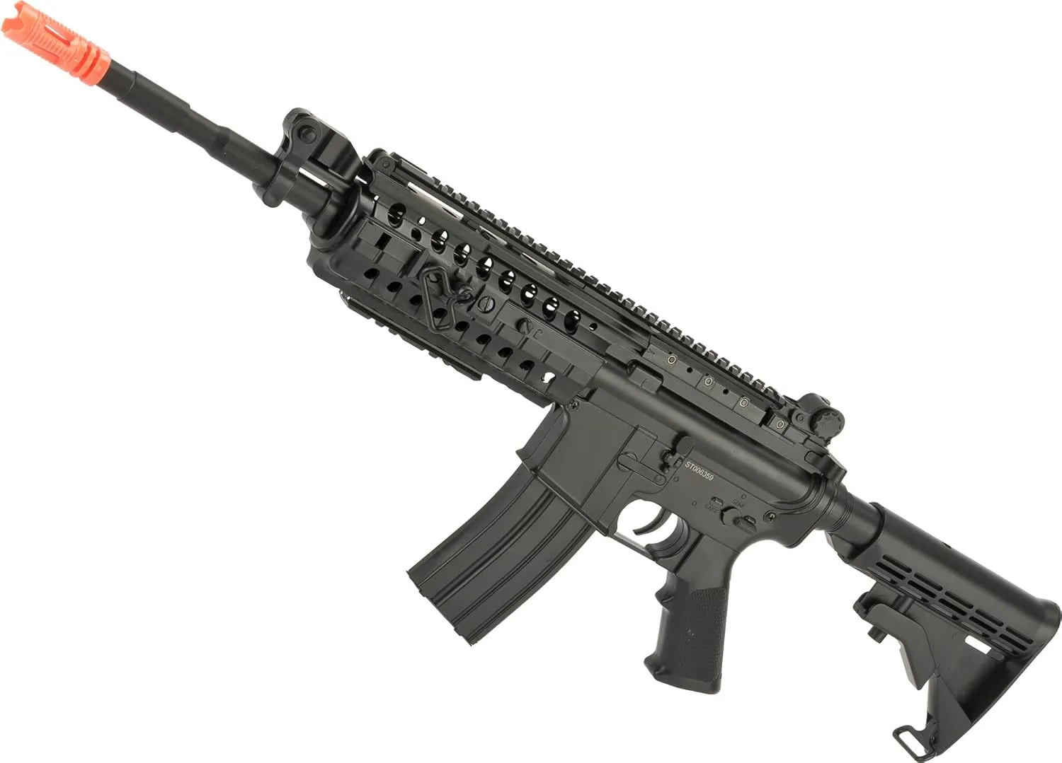 Evike Airsoft - CYMA - AEG Mag Compatible - Full Size M.4 Airsoft SPR.ing Powered Ri.fle (Model: M.4 S-System)