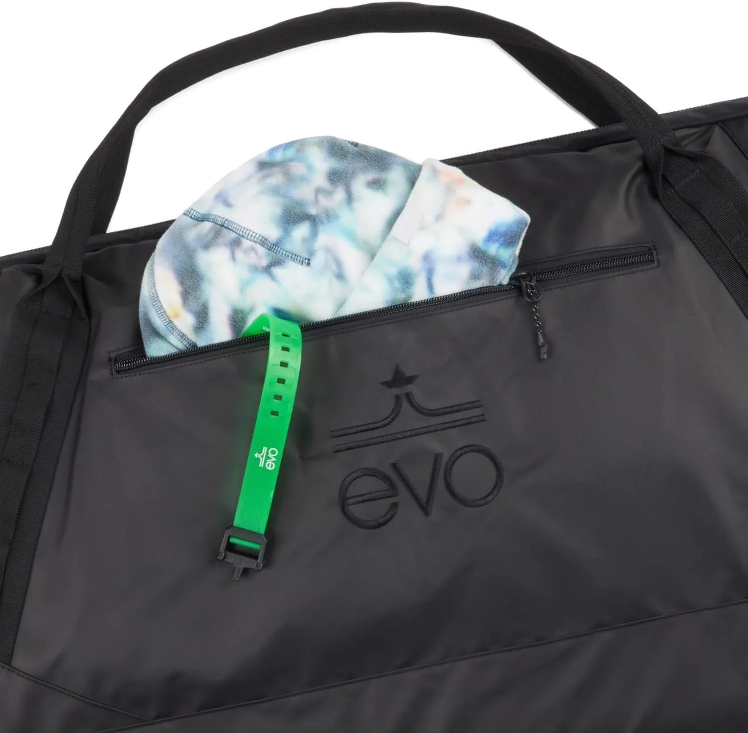 evo Padded Snowboard Bag - Recycled 600D PET Ripstop | Removable Shoulder Strap, ID Sleeve, Zippered Pocket | Fits 155cm Boards