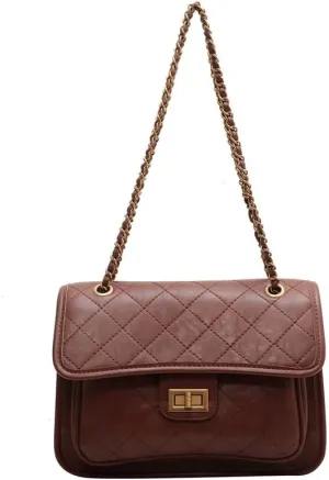 Exquisite fashion underarm Purses ladies commuting chain shoulder messenger bags classic versatile handbags