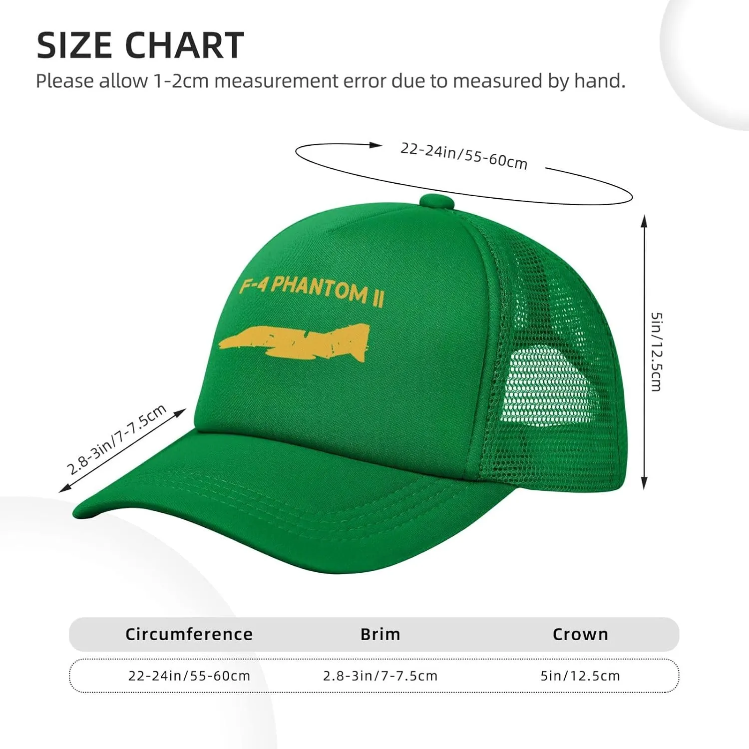F-4 Phantom Ii Bucket Hat Mesh Back Cover Men Women Adjustable Baseball Trucker Hat