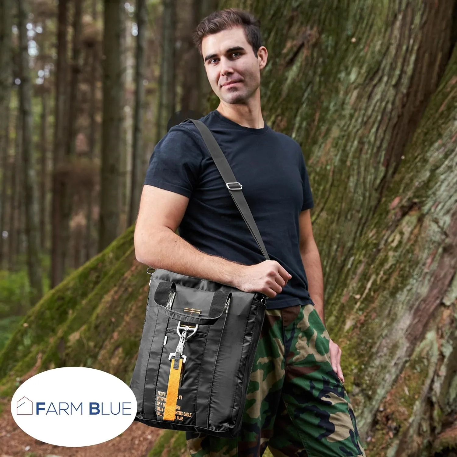 Farm Blue Tactical Flight Bag – Aviators Parachute Pilot Helmet Bag - Military Style