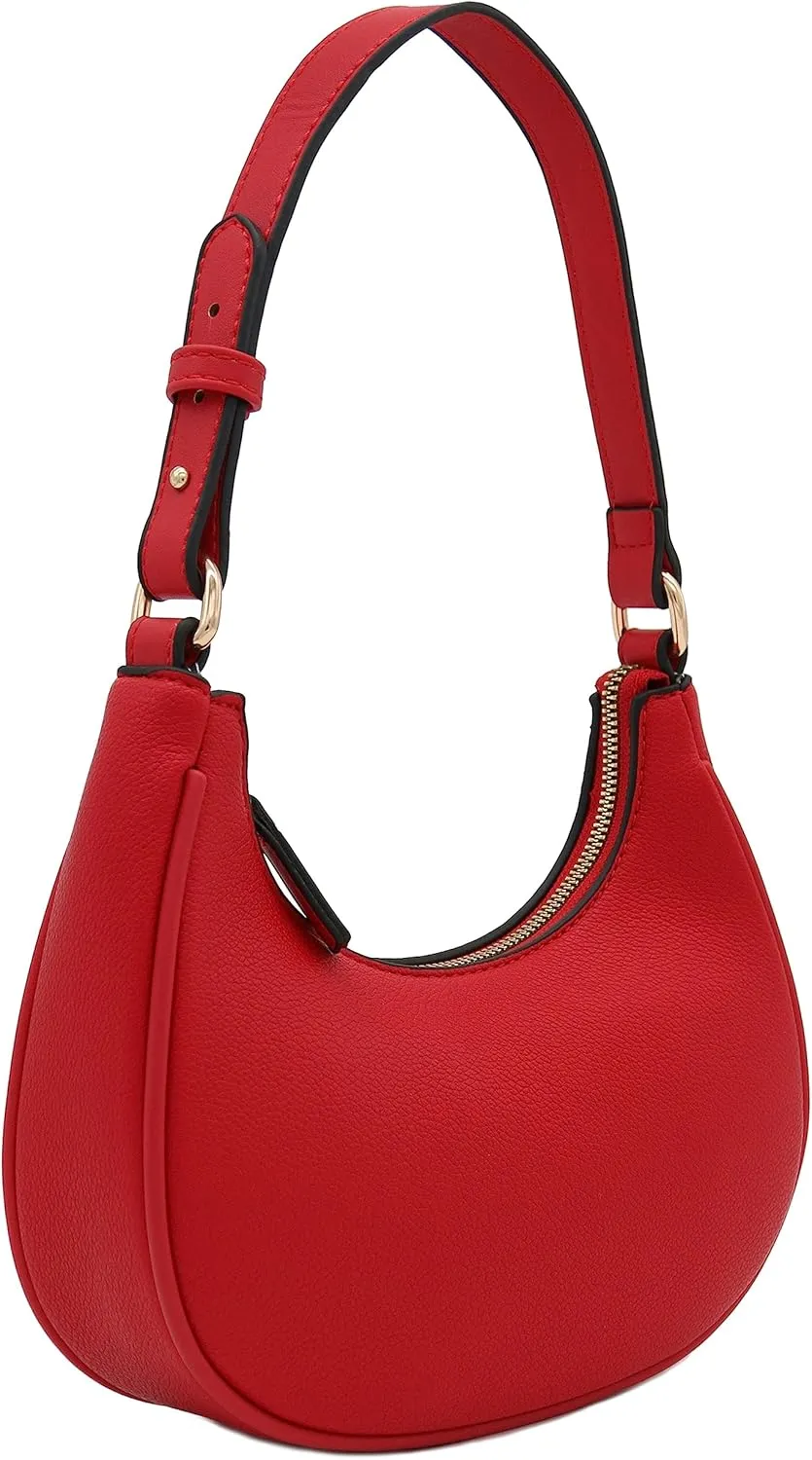 FashionPuzzle Small Crescent Shoulder Bag Underarm Purse