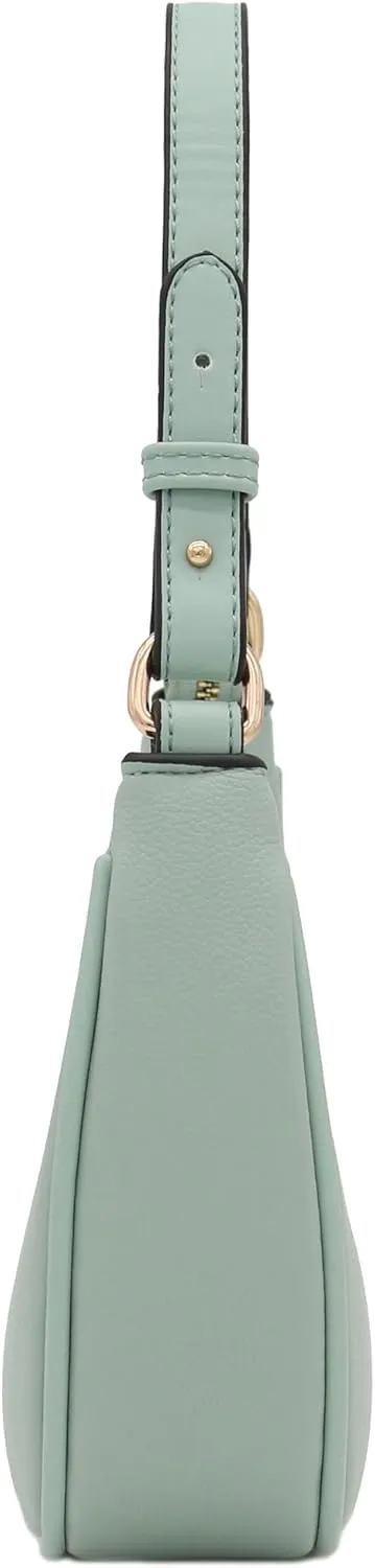 FashionPuzzle Small Crescent Shoulder Bag Underarm Purse