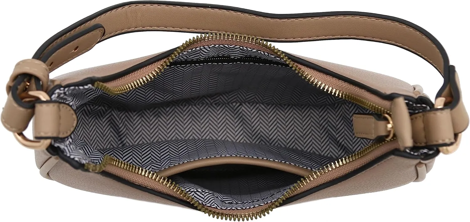 FashionPuzzle Small Crescent Shoulder Bag Underarm Purse