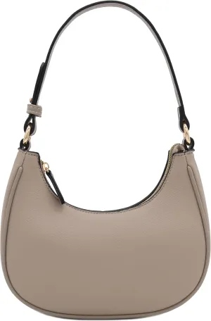 FashionPuzzle Small Crescent Shoulder Bag Underarm Purse