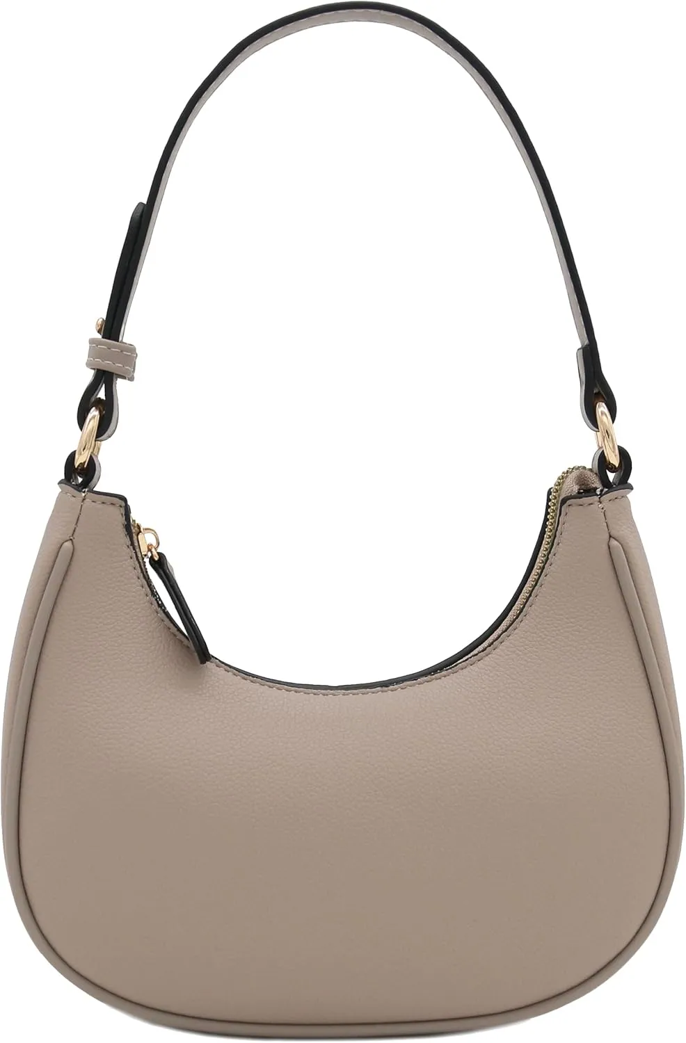 FashionPuzzle Small Crescent Shoulder Bag Underarm Purse