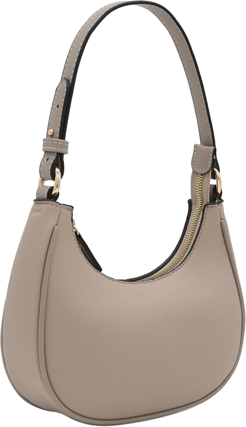 FashionPuzzle Small Crescent Shoulder Bag Underarm Purse