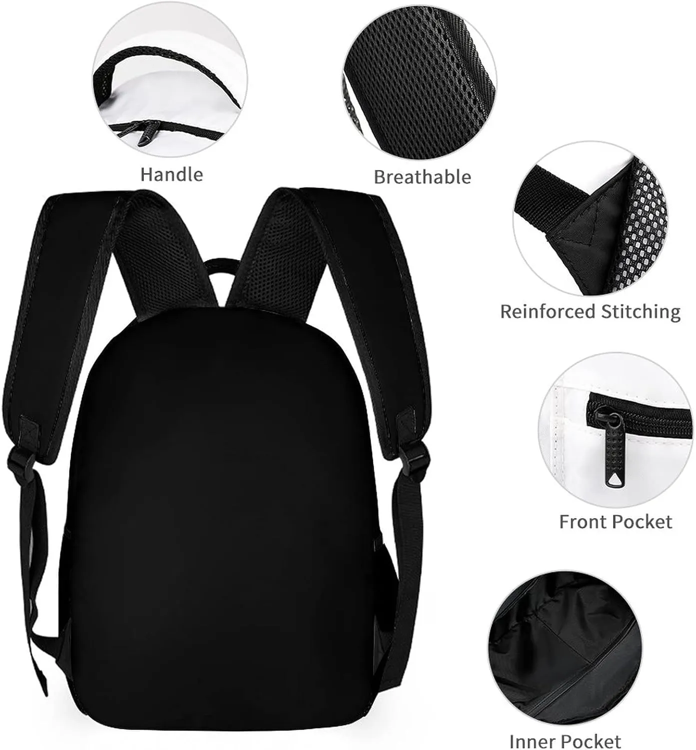 Fiokroo Cute Dogs Animal Backpack School Bag For Students Teens Men Women Laptop Backpacks Travel Daypack Bag With Multiple Pockets