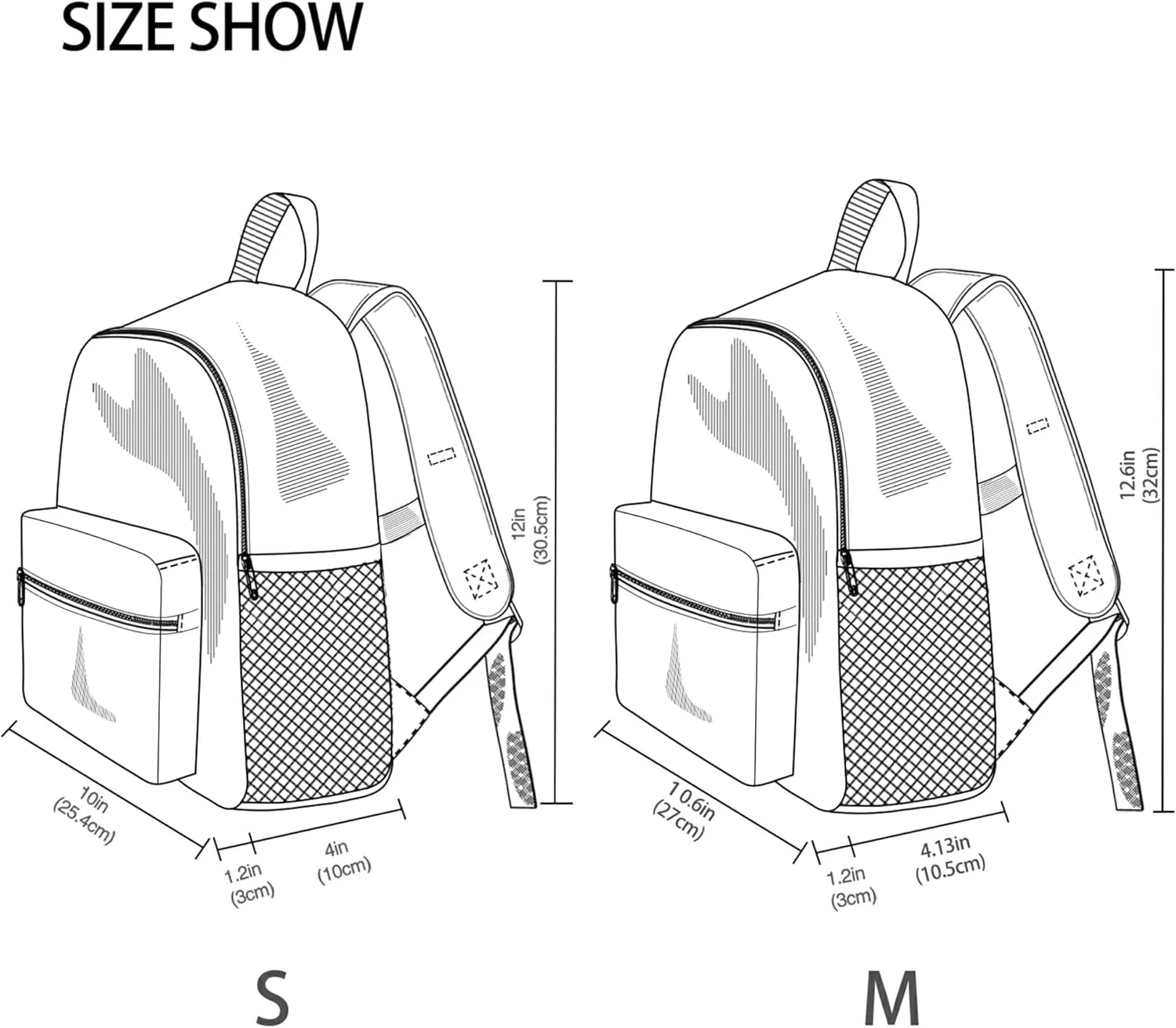 Fisyme Custom Toddler Backpack Black and White Checkerboard Plaid School Bag Kids Daypack for Kindergarten Preschool Nursery Girls Boys, S