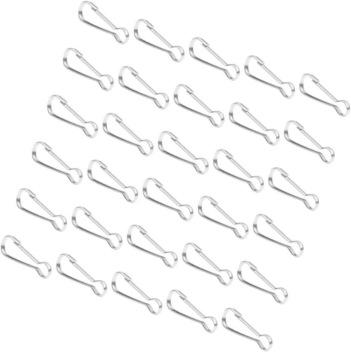 Flagpole Snap Hooks Set 30pcs Stainless Steel Clips for Flags Outdoor Flag Holder Fence