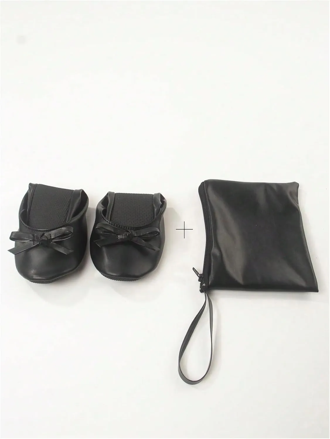 Floerns Women's Foldable Ballet Slippers Roll Up Slip On Travel Purse Shoes