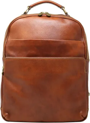Floto Corsica Leather Backpack – Italian Handmade Full-Grain Travel Bag