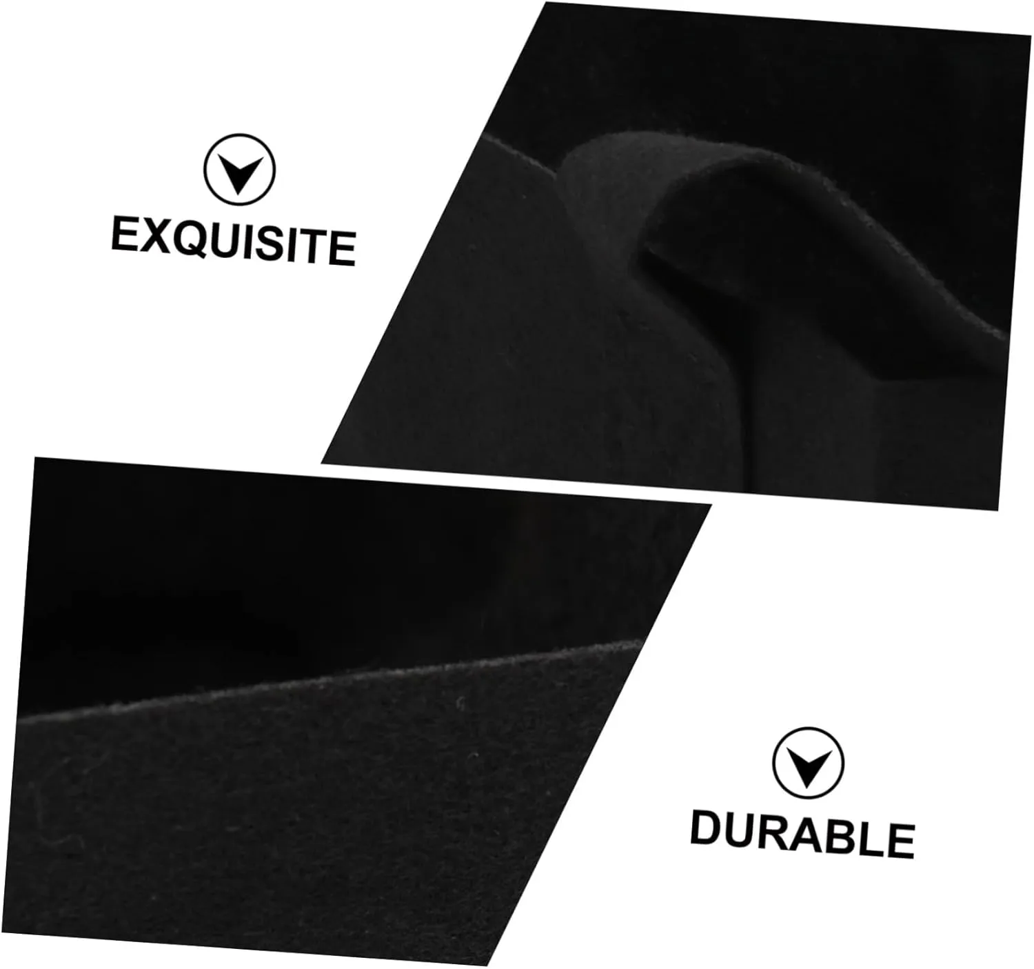Flower Planting Bag 5pcs Felt Planting Pouch Round Garden Planter Plants Growing Bags Pots Insulation Cultivation Bag for Home Black