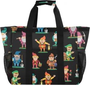 Foldable Grocery Reusable Tote Grocery Bag, Travel Canvas Shoulder Bags, Large Casual Laundry Pool Beach Bag