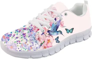 Forchrinse Hawaiian Corgi Palm Running Shoes for Men Women Soft Sports Gym Jogging Athletic Shoes