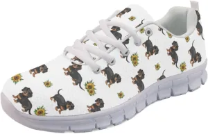 Forchrinse Leopard Print Men’s Lightweight Breathable Walking Shoes Sports Gym Jogging Athletic Shoes for Women Men