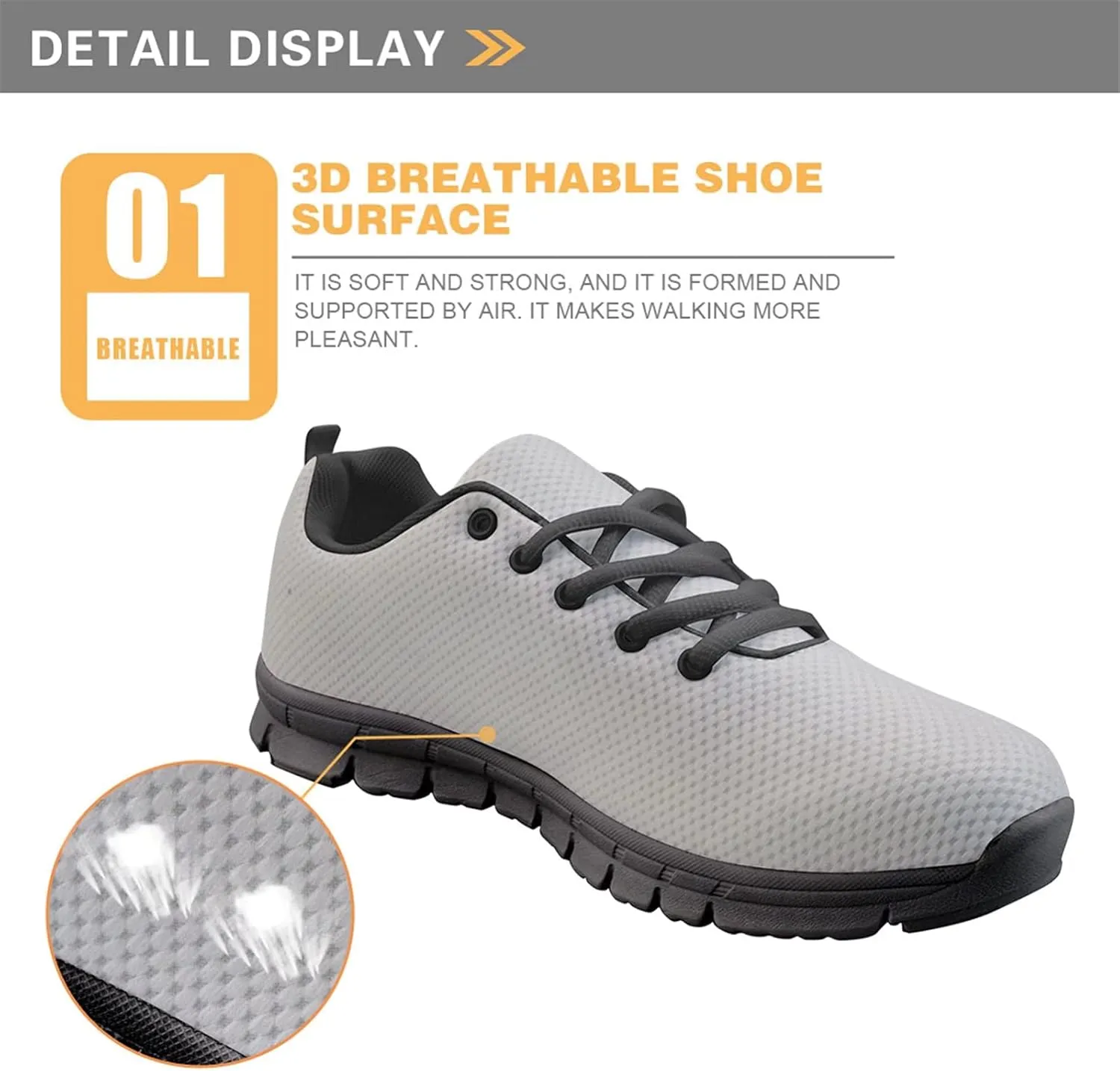Forchrinse Shining Galaxy Blue Sky Lightweight Running Shoes Non Slip Soft Walking Shoes Casual Athletic Shoes