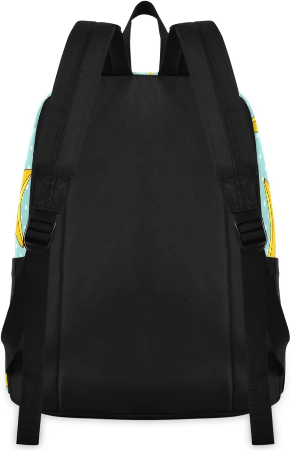 Fresh Banana Dots Green Large Portable Laptop Backpack,Durable Travel Bag for Men Women School Bookbag Work Fit 16.5 Inch Notebook