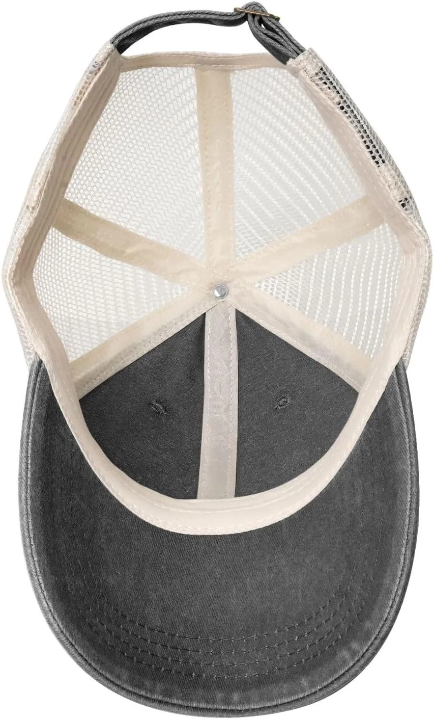 Fresh Cabbage Mesh Trucker Hat Mesh Snapback,Trendy Cowboy Cap for Sports and Headwear