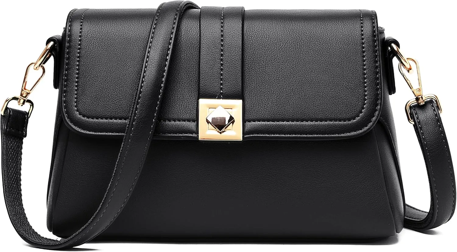 FSD.WG Women Tassel Zipper Pocket Crossbody Bag Shoulder Purse Fashion Travel Bag with Multi Pockets