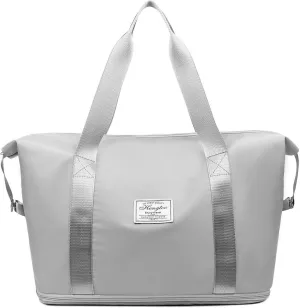 FUNSEED Tote Bag with Multiple Pockets, Weekender Travel Overnight Gym Bag, Work Shopping Handbag