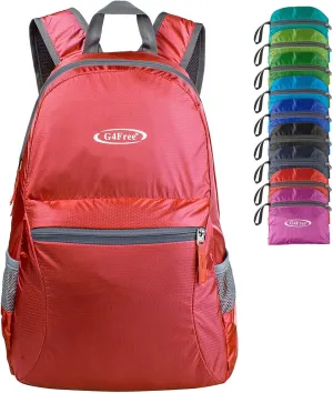 G4Free 20L Lightweight Packable Backpack Travel Hiking Daypack Foldable Backpack for Men Women