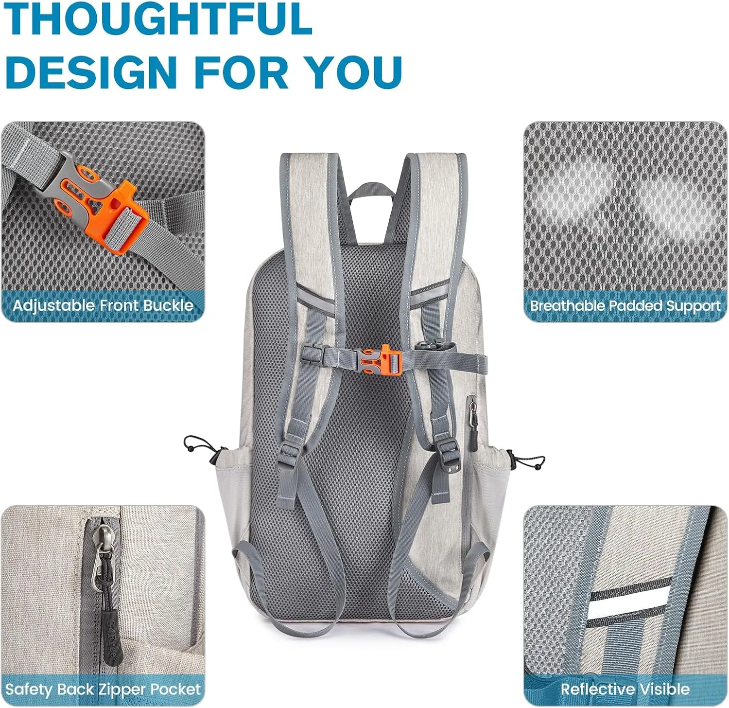 G4Free Pickleball Bag, Pickleball Backpack for Women and Men, Padel Bag Fits 2 to 4 Paddles, Gifts for Pickleball Lovers
