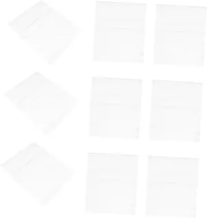 Gadpiparty 50Pcs Thicken Zipper Clothes Storage Bag Transparent Frosted Travel Storage Bags for Garment Wrapping and Organization Clothes Stains and Damage
