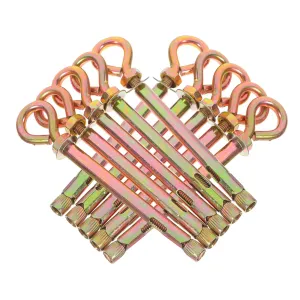Galvanized Lifting Ring Eye Bolts Heavy Duty Swing Chair Hanger Concrete Eye Bolt Anchor Metal Expansion Screws