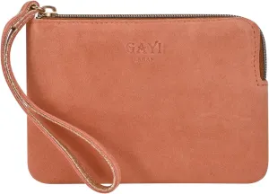 Genuine Leather 4.5 x 6.5 Wristlet Purse for Women, Evening Wristlet Pouch Clutch Bag