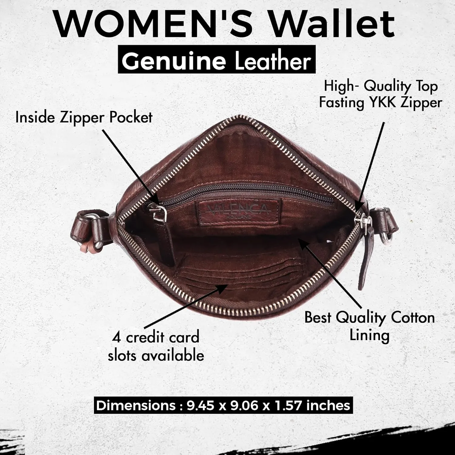 Genuine Leather Round Crossbody Bags For Women, Sling Bag For Women Crossbody Purse Trendy Casual