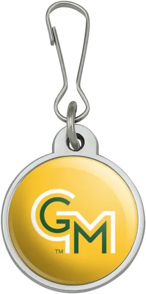 George Mason University Secondary Logo Jacket Handbag Purse Luggage Backpack Zipper Pull Charm