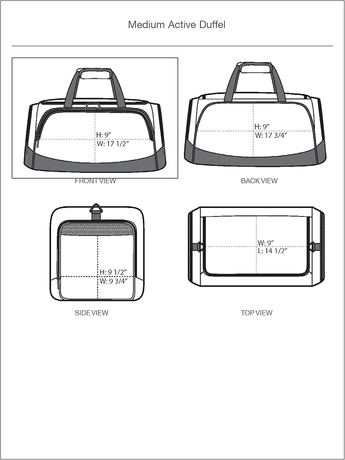 Georgia State University Active Duffel Bag - GSU Travel Weekender Tote