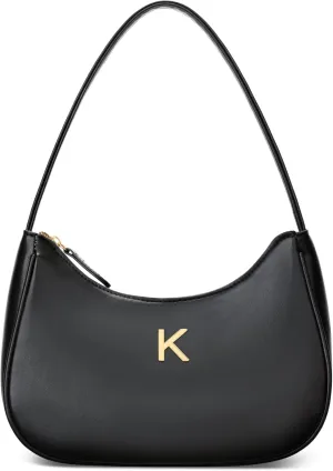 Gift for Women Shoulder Bag Clutch Tote HandBags Purses for Women with Gold Initials