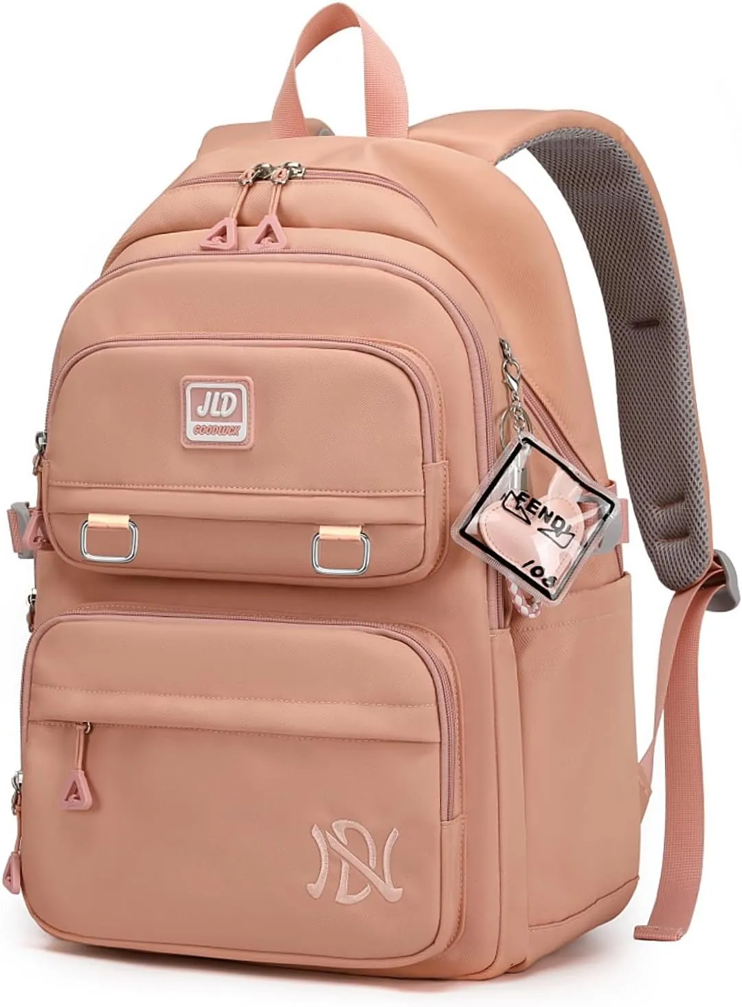 Girls Backpack Large-Capacity Middle Elementary School Casual Bookbag Kids Outdoor Travel bag Solid Color Daypack for Teens