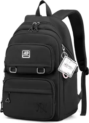 Girls Backpack Large-Capacity Middle Elementary School Casual Bookbag Kids Outdoor Travel bag Solid Color Daypack for Teens