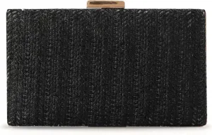 GOKTOW Straw Clutch Purse Raffia Rattan Summer Woven Beach Handbags for Women Vacation Travel 2024