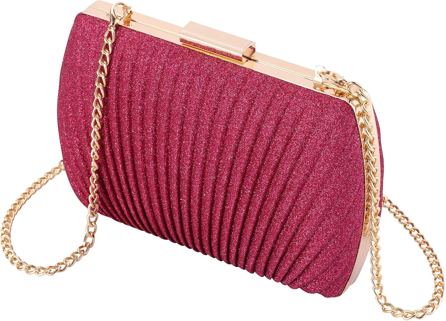 gold clutch,gold clutch purses for women evening wedding cocktail party evening bag shoulder crossbody handbag…