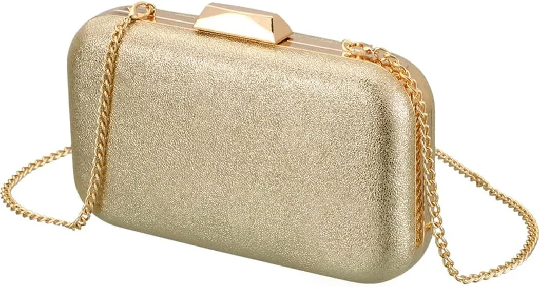 gold clutch,gold clutch purses for women evening wedding cocktail party evening bag shoulder crossbody handbag…