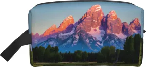 grand teton national park Print Travel Essentials Storage Bag Cosmetic Organizer Pouch Large Capacity Zippered